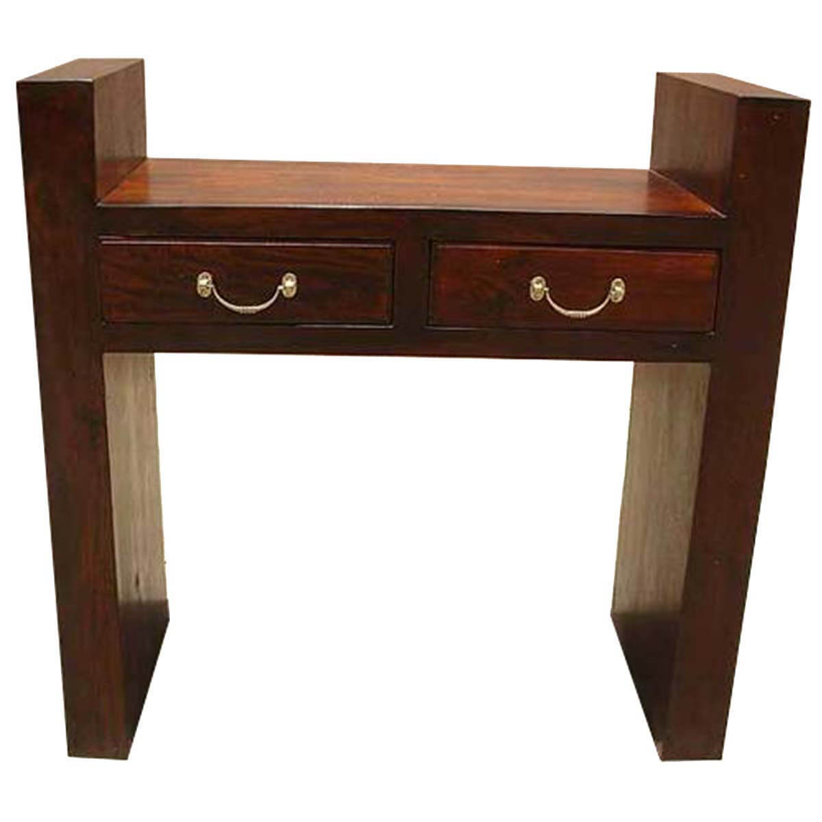 Contemporary Strong Wood Console Sofa Hall Foyer Table