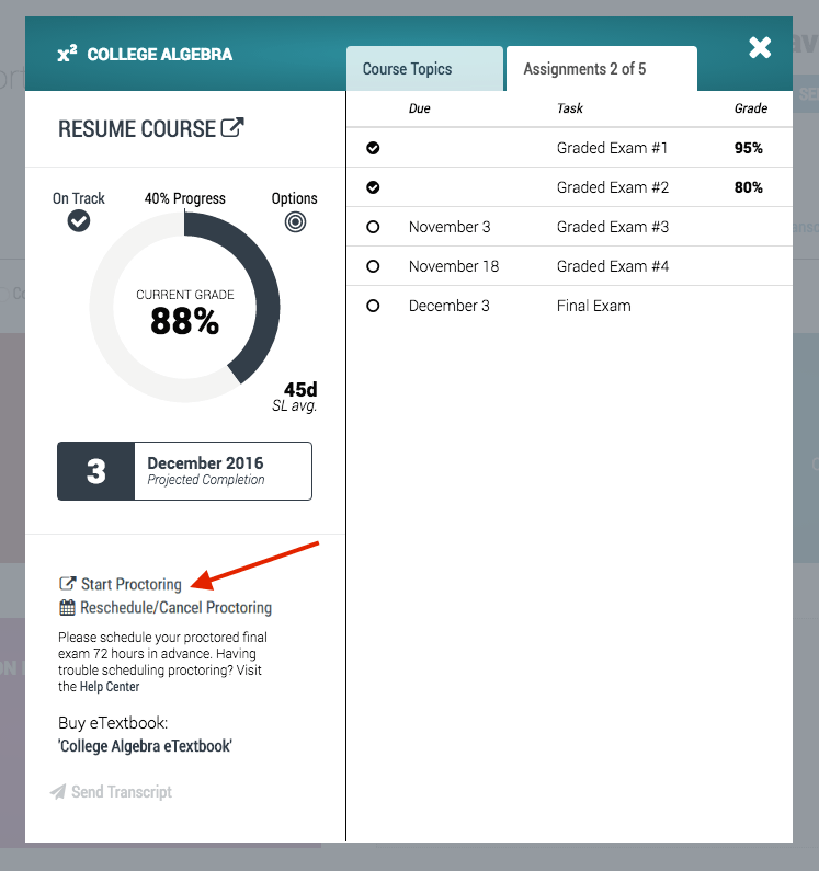 Schließen sie ihr handy, um vor prüfungen . Straighterline Proctoring Straighterline