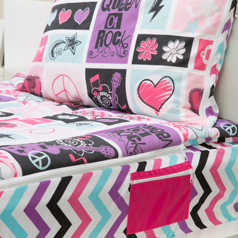 Zip has always been a part of our lives. As Seen on TV Kids Zip It Reversible Bedding - Tanga