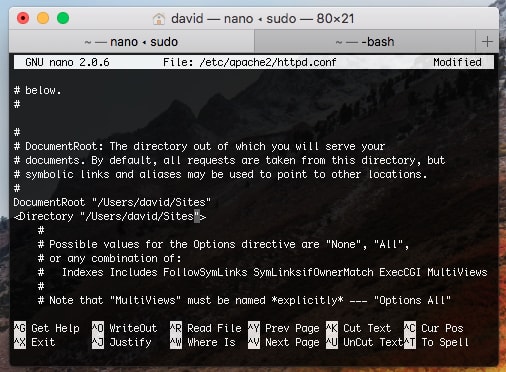 Setting Up Localhost Server For Macos Sierra To Use Php And Apache - HD Nature Backgrounds for Desktop