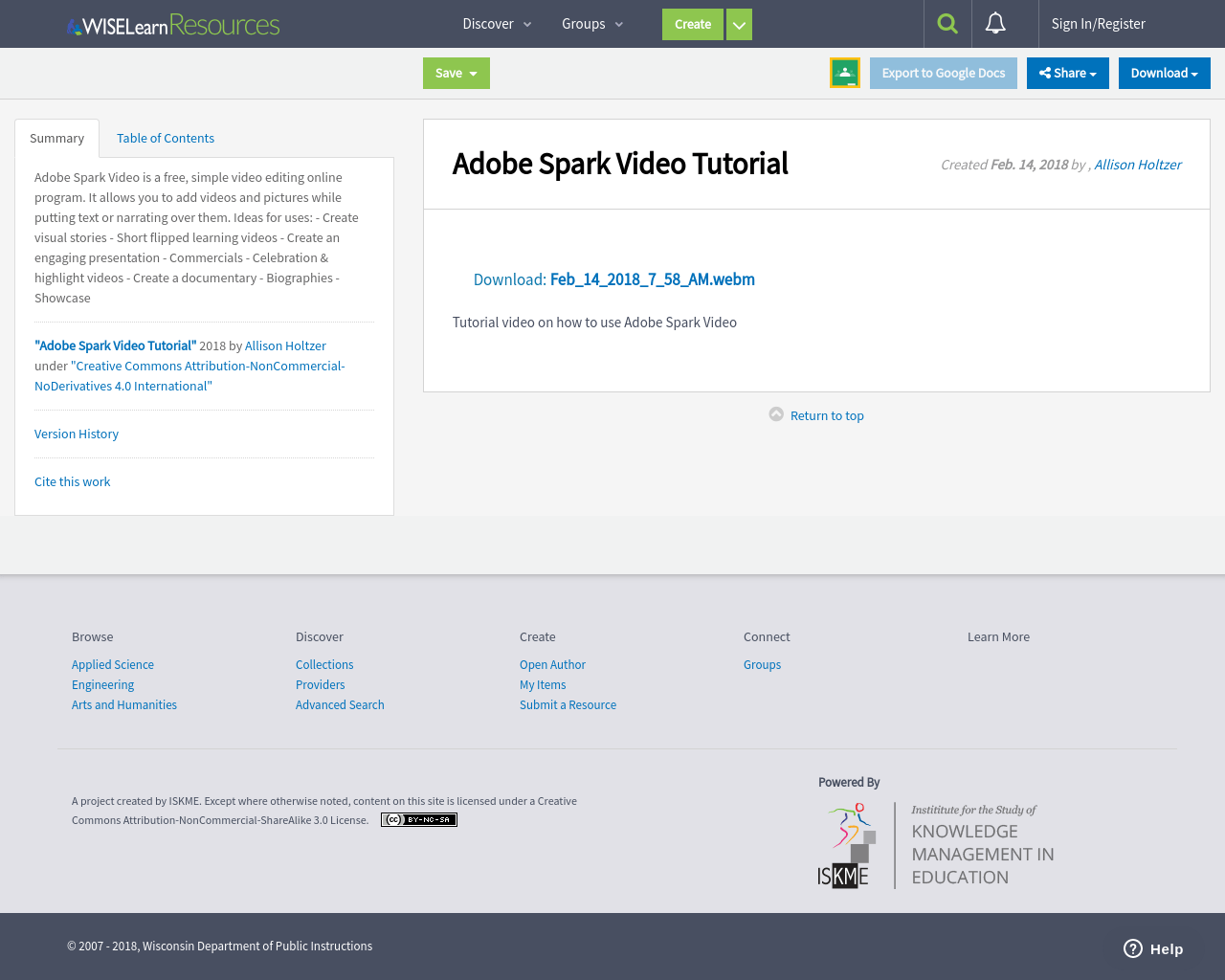 Adobe Spark Video Tutorial Wiselearn Resources