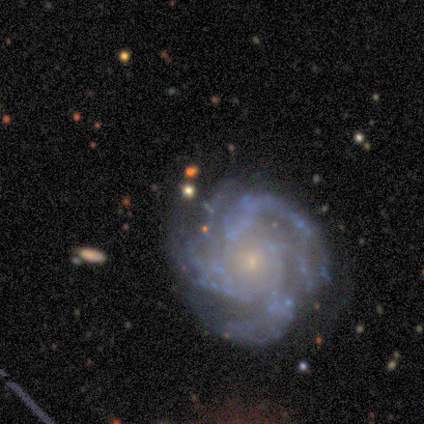 A spiral seen in Stripe 82, posted by reverendbeer on the forum