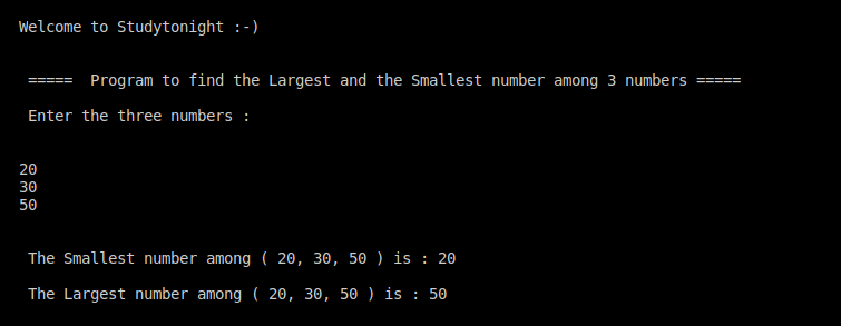 C Program To Find Largest Number Among Three Numbers Learn Programming Puter Programming Languages Puter Programming So it is better instead of int maximum int a int b return ab.