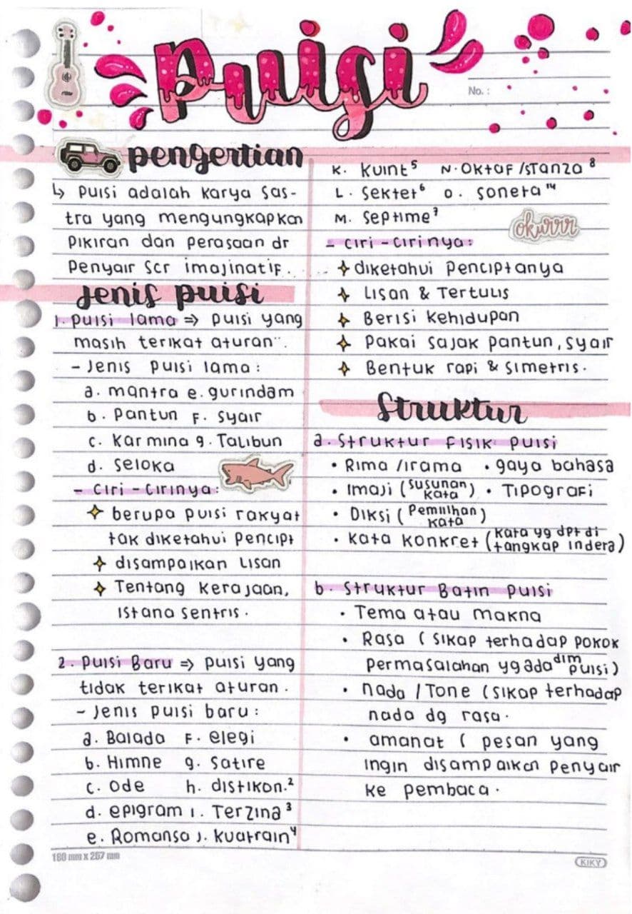 Pembahasan :antologi diartikan kumpulan karya baik perorangan ataupun sekelompok orang. Ambisnotes Puisi Kelas 8 Ambisnotes