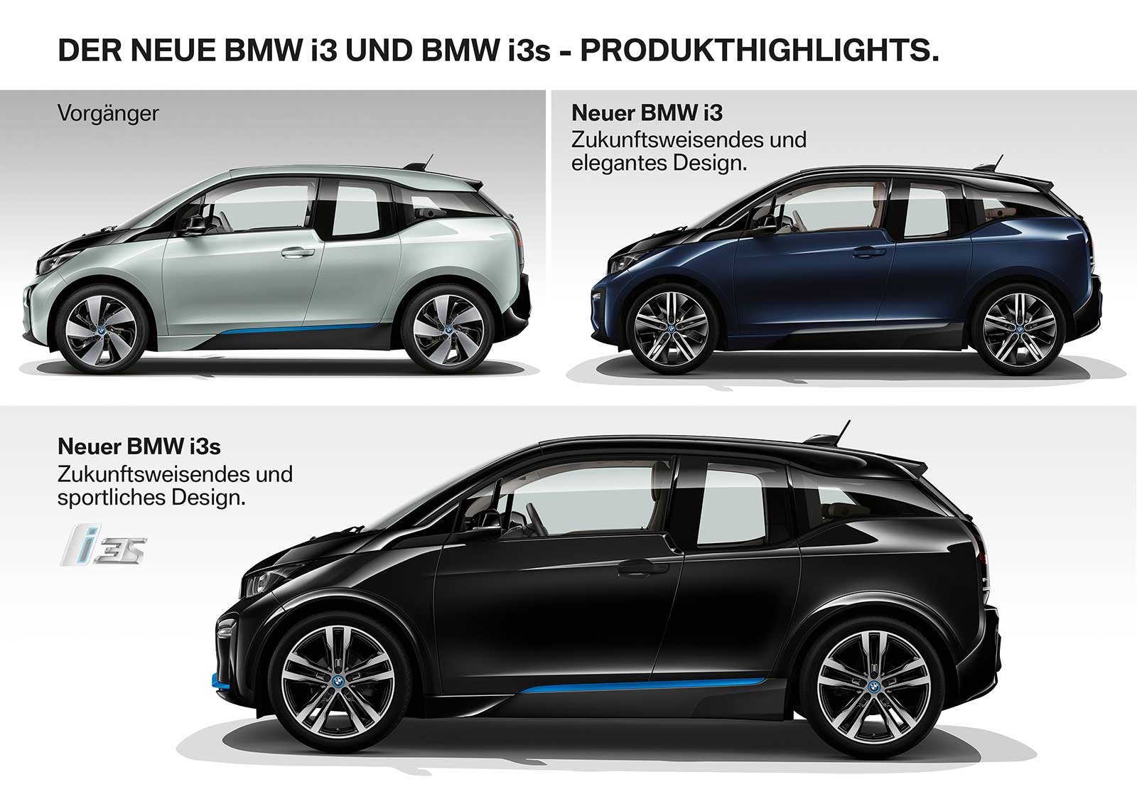Comparison: 2017 bmw i3 vs 2018 bmw i3 & i3s