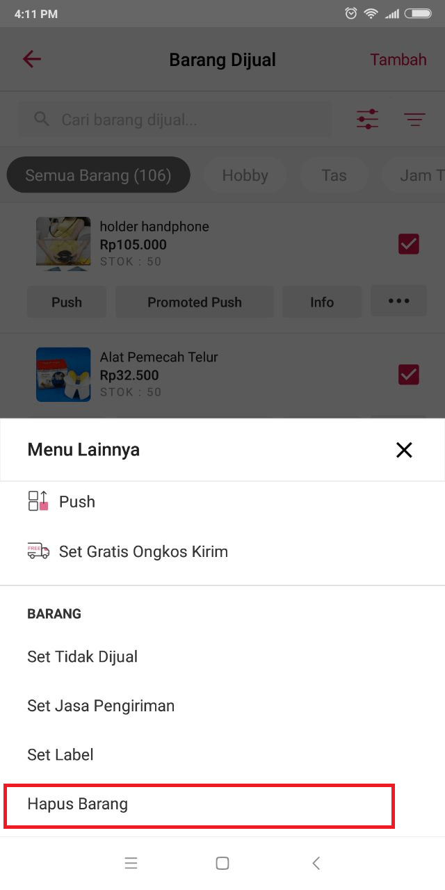 Tandai sebagai spam atau penyalahgunaan. Tanya Jawab - Cara Menghapus Barang Jualan | Bukalapak