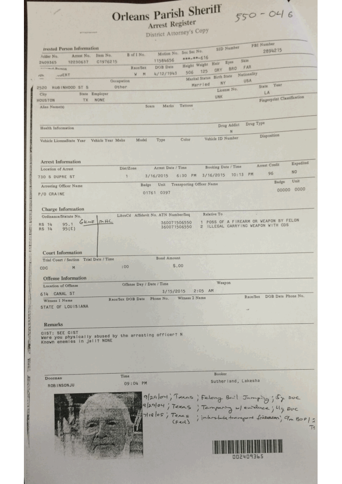 Page 1 of Robert Durst indictment