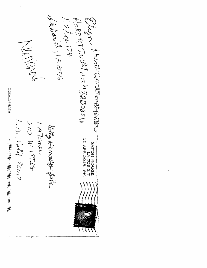 Page 1 of durstletter040815