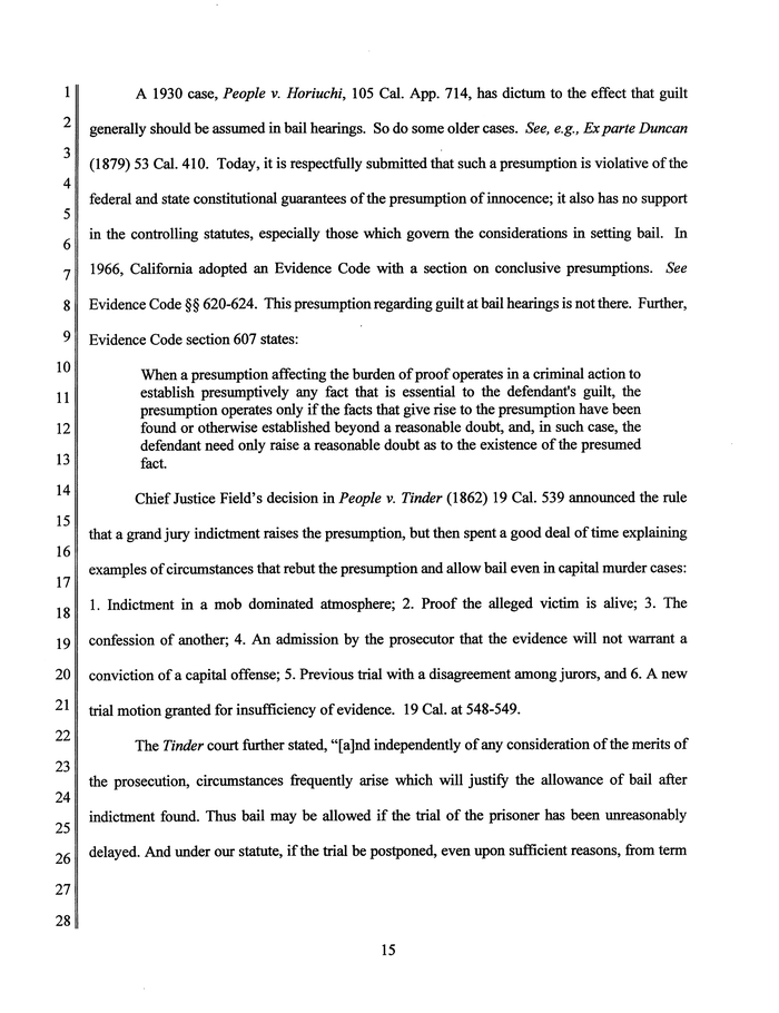 Page 18 of Robert Durst Emergency Motion