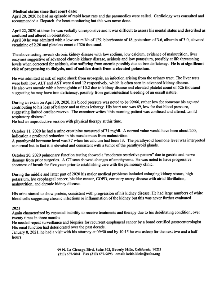 Page 25 of Robert Durst Emergency Motion