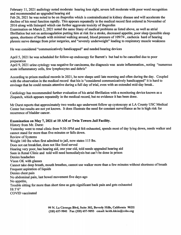 Page 26 of Robert Durst Emergency Motion