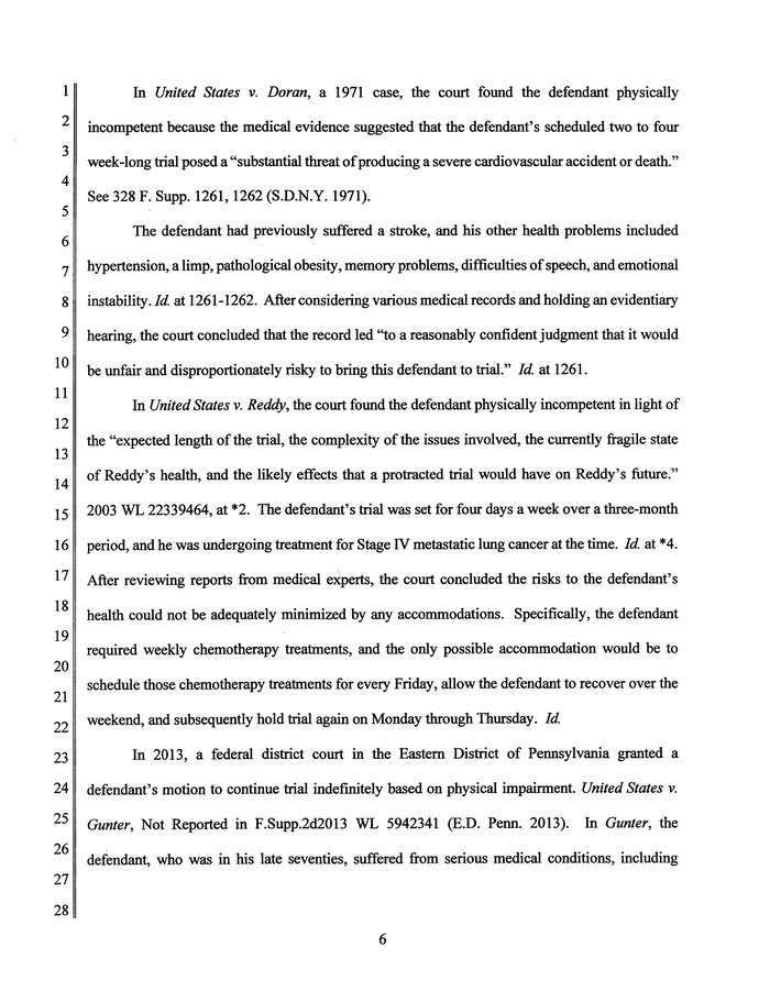 Page 9 of Robert Durst Emergency Motion