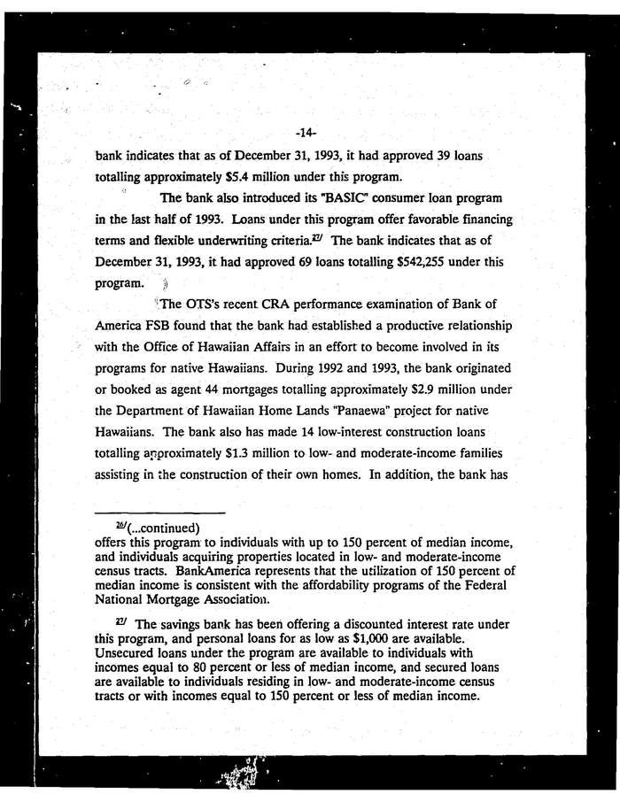 Page 14 of Fed BofA Order 1994