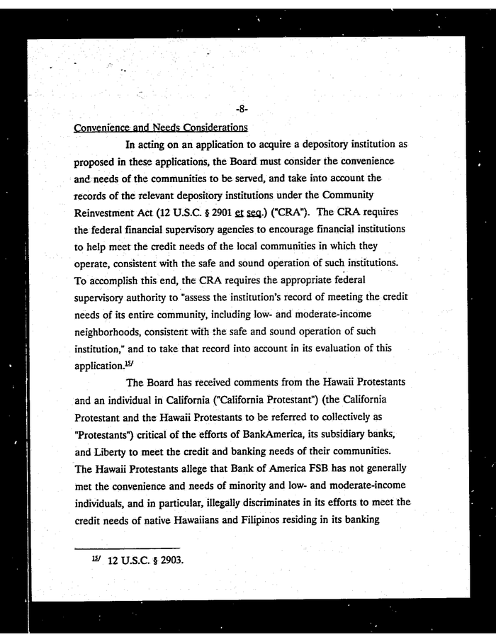 Page 8 of Fed BofA Order 1994