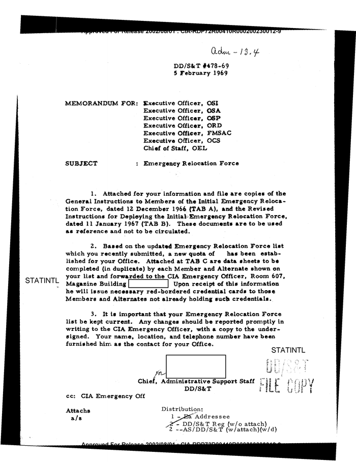 Emergency Relocation Force Documentcloud