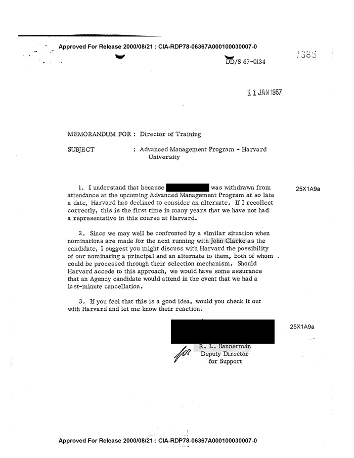 ADVANCED MANAGEMENT PROGRAM - HARVARD UNIVERSITY - DocumentCloud