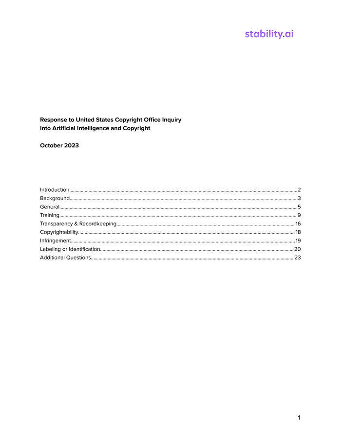 StabilityAI (Stable Diffusion Etc.) - DocumentCloud