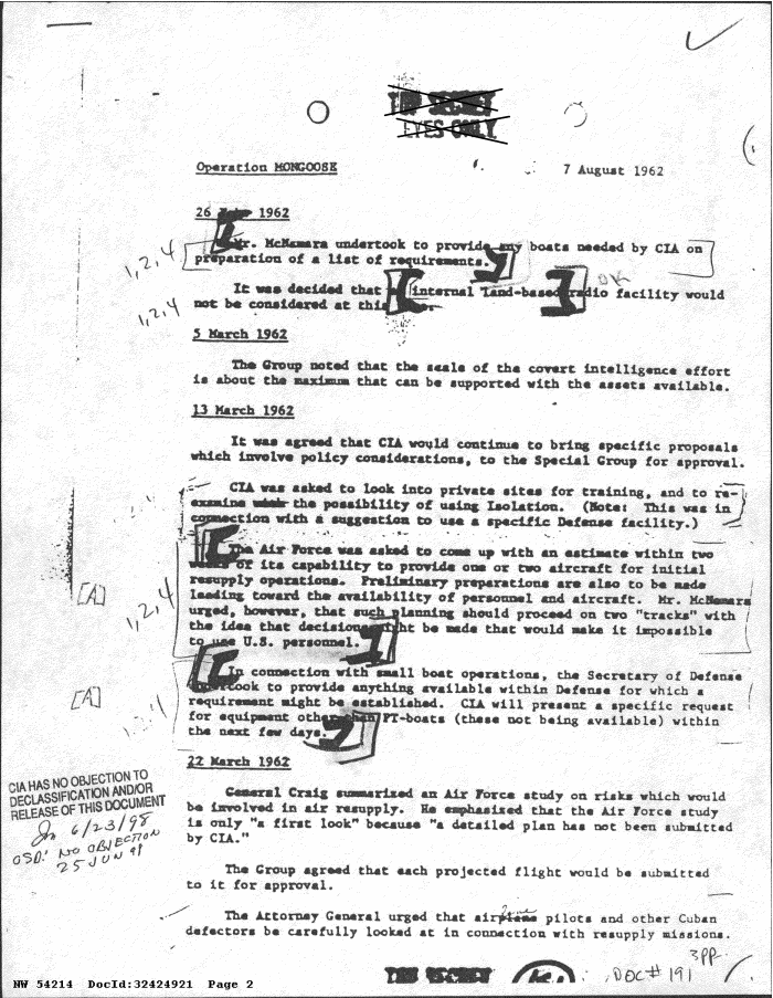 Page 2 of OPERATION MONGOOSE