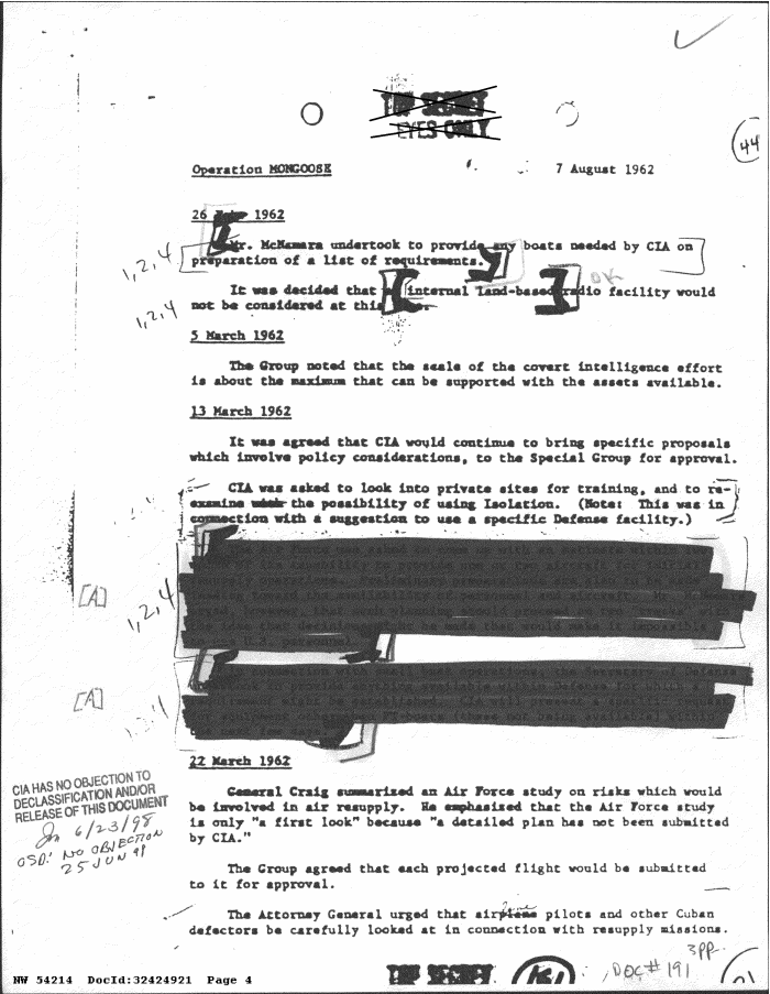 Page 4 of OPERATION MONGOOSE