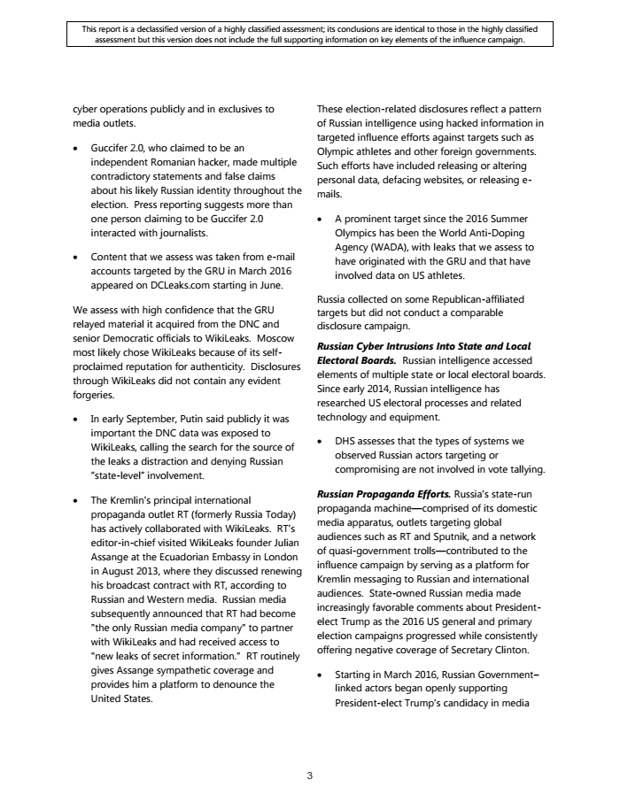 Page 13 of Russia Hack Report