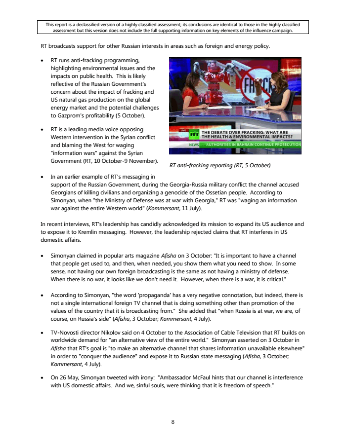 Page 18 of Russia Hack Report
