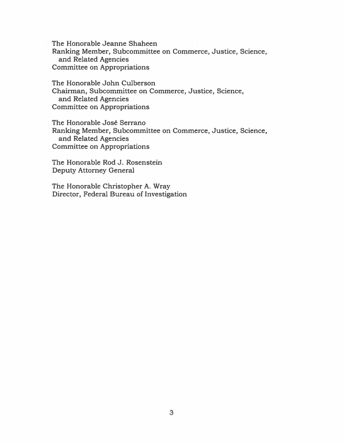 Page 3 of Read the Justice Dept. inspector general?s letter saying he has recovered missing FBI texts