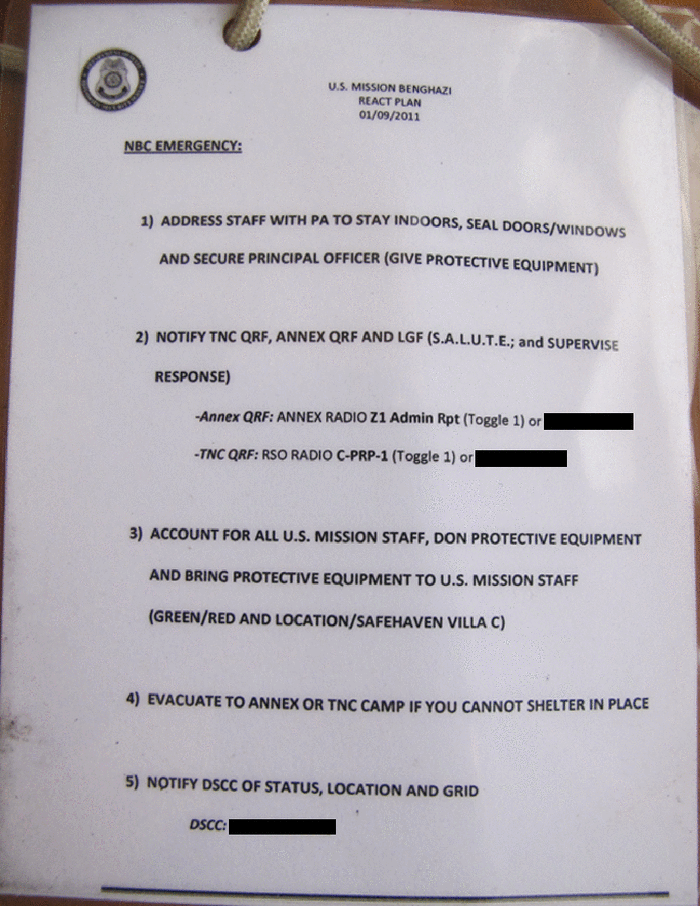 Page 10 of Sensitive documents left with little security at U.S. mission in Benghazi