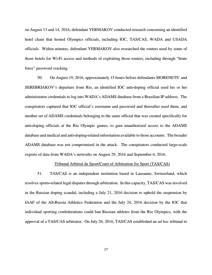 Page 17 of Russian indictment