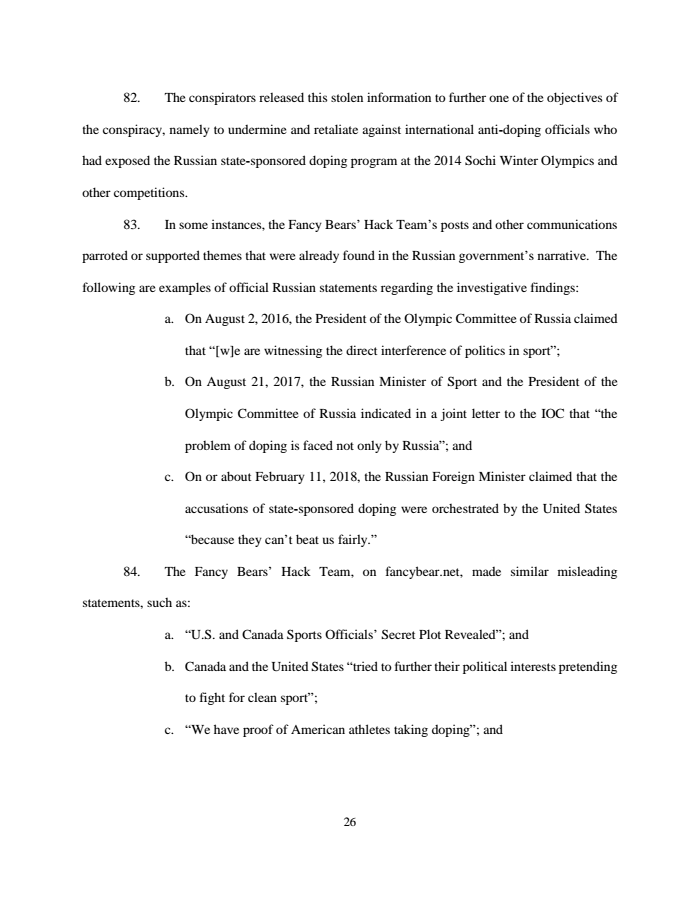 Page 26 of Russian indictment