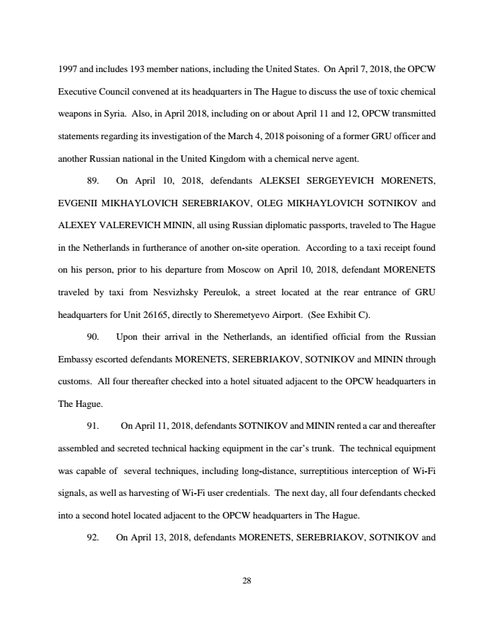 Page 28 of Russian indictment