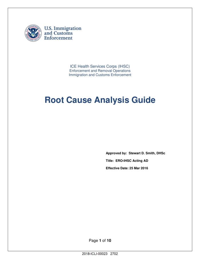 Ihsc Root Cause Analysis Guide Documentcloud
