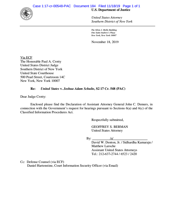 Letter Documentcloud