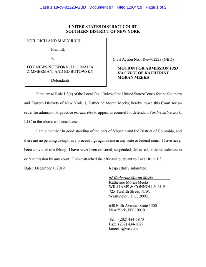 Appear Pro Hac Vice Documentcloud