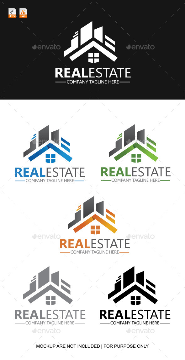 Having a perfect pixel logo. Real Estate Logo Template By Iarifsamad Graphicriver