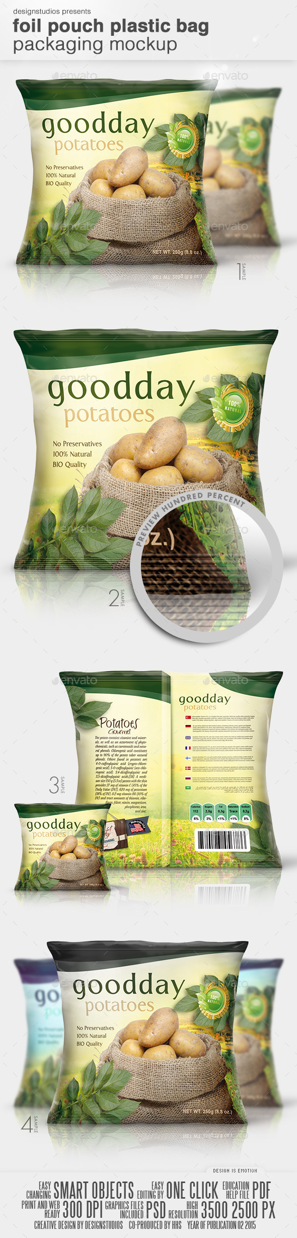 The demand for handbag template has greatly increased that's why the designers have . Foil Pouch Plastic Bag Packaging Mock Up By Designstudios Graphicriver