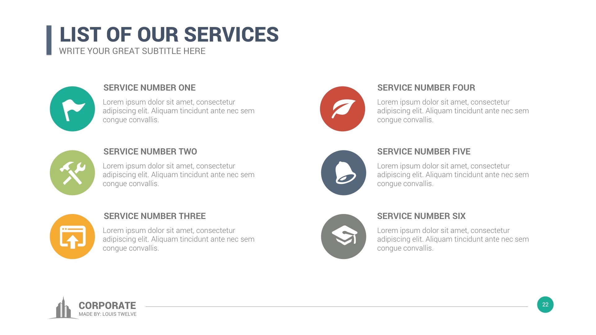 Corporate Overview Powerpoint Template By Louistwelve Design Graphicriver
