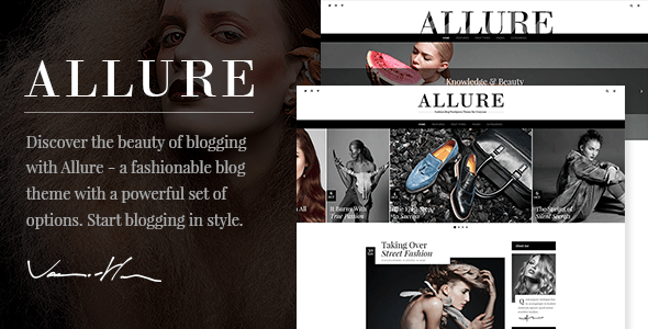 We've prepared a list of best cosmetics wordpress themes to make sure that. Allure Beauty Fashion Blog Theme By Elated Themes Themeforest
