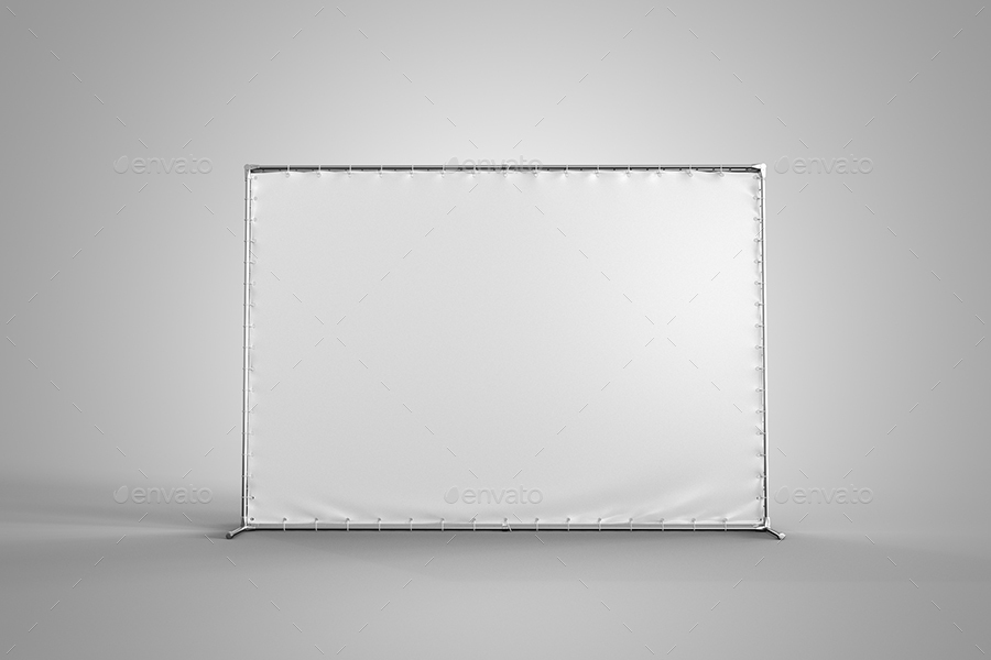 Wrinkled poster on wall mockup. 3d Press Wall Banner Mock Up By Gk1 Graphicriver