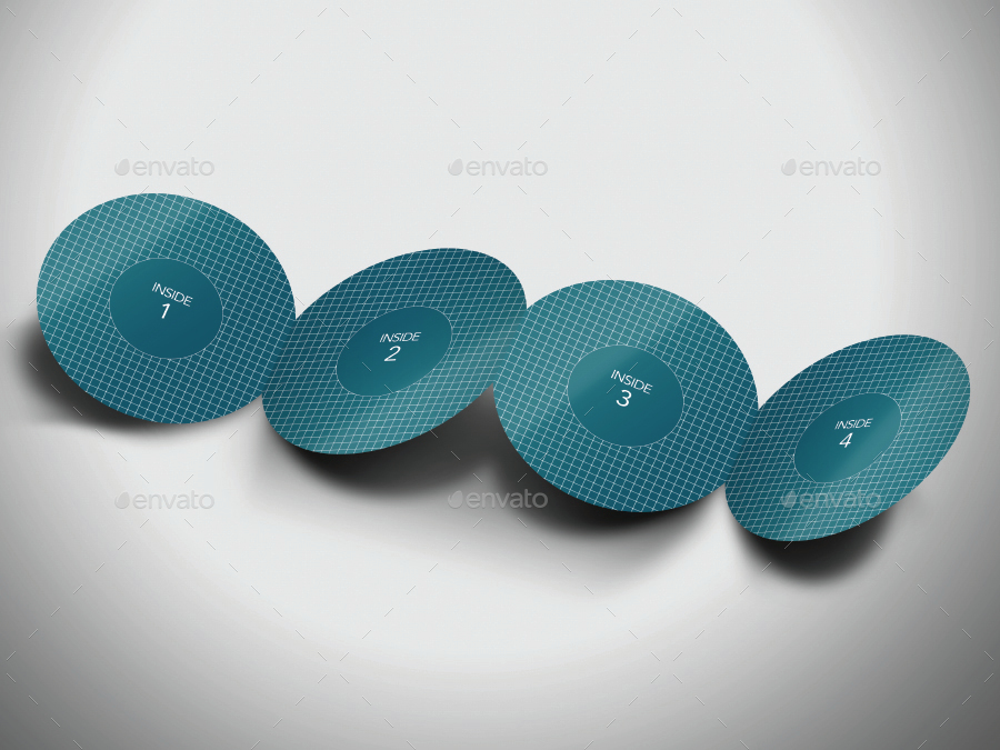 16000+ vectors, stock photos & psd files. Round Accordion Fold Brochure Mock Up By Trgyon Graphicriver