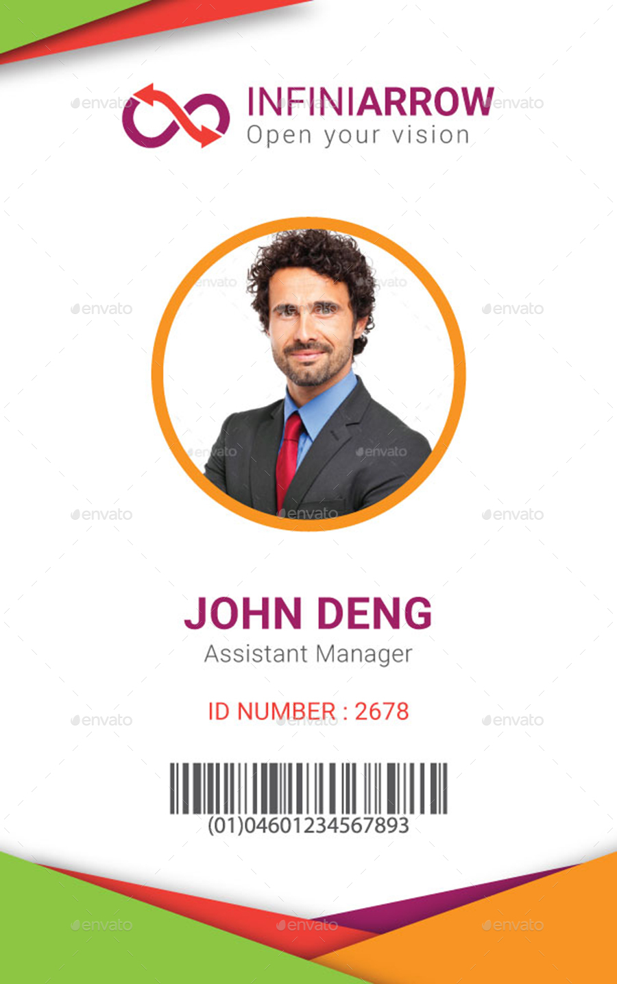 Multipurpose Business Id Card Template By Dotnpix Graphicriver