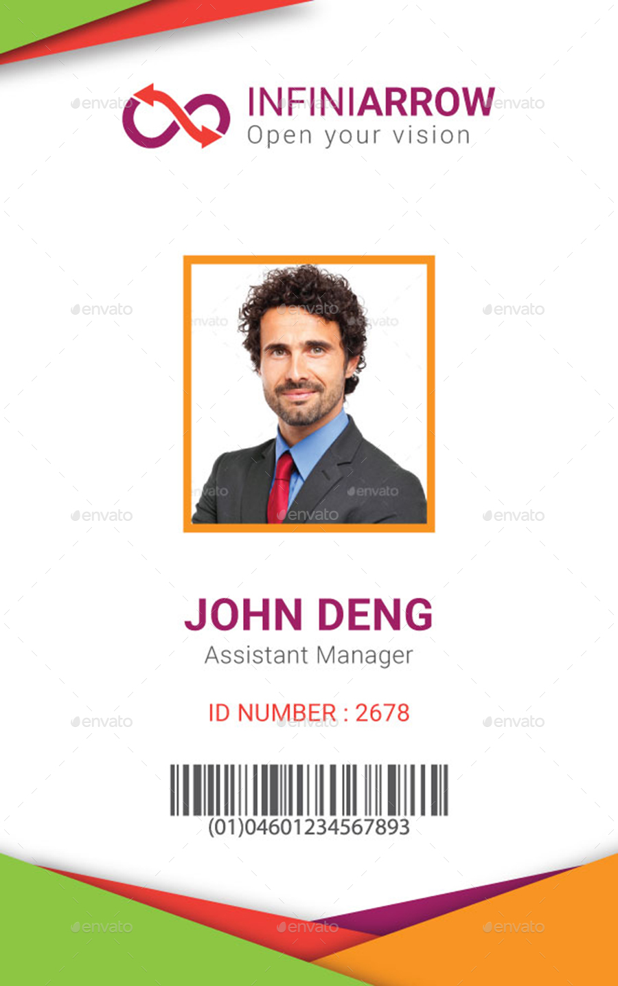 Multipurpose Business Id Card Template By Dotnpix Graphicriver