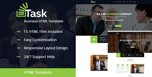Task Responsive Html Business Corporate Template By Themazine Themeforest