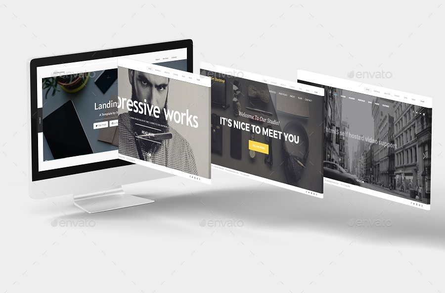 3d printing has evolved over time and revolutionized many businesses along the way. 3d Desktop Screen Mock Up By Alwayssunday Graphicriver