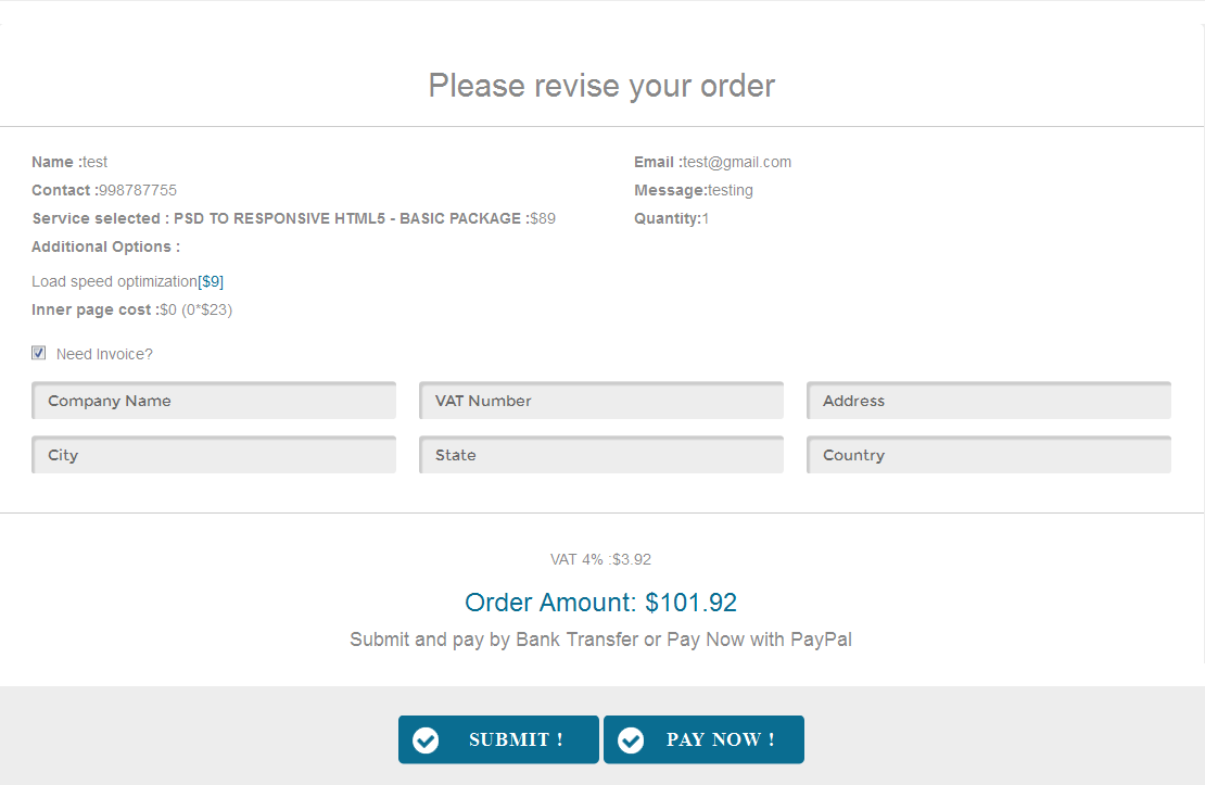 By dragging them, you can adjust their order in which they will be shown on . OrderNow - Responsive Order Form WordPress Plugin by responsiveexperts