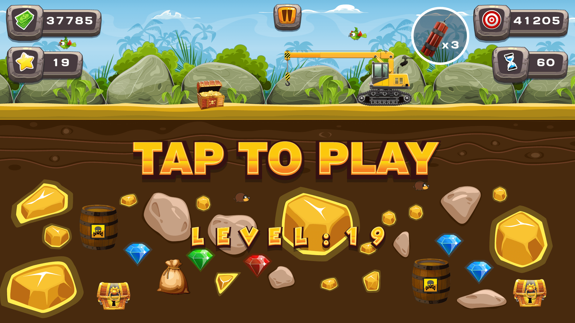 Play the best html5 games for free. Gold Miner Html5 Game 20 Levels Mobile Version Construct 3 Construct 2 Capx By Muscle Ss