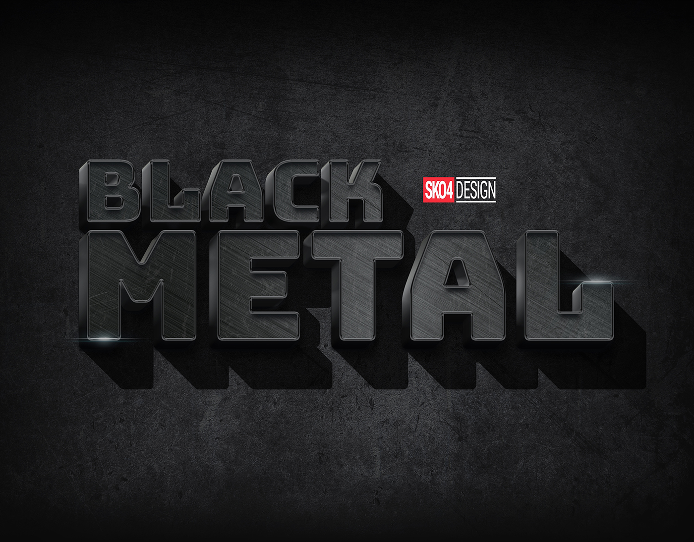 Black & Metal 3D 8 PSD Cinematic Effects by Sko4