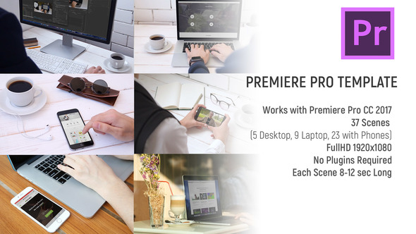 All from our global community of videographers and motion graphics designers. Premiere Pro Mockup Kit Phone Laptop Desktop By Yura Fresh Videohive