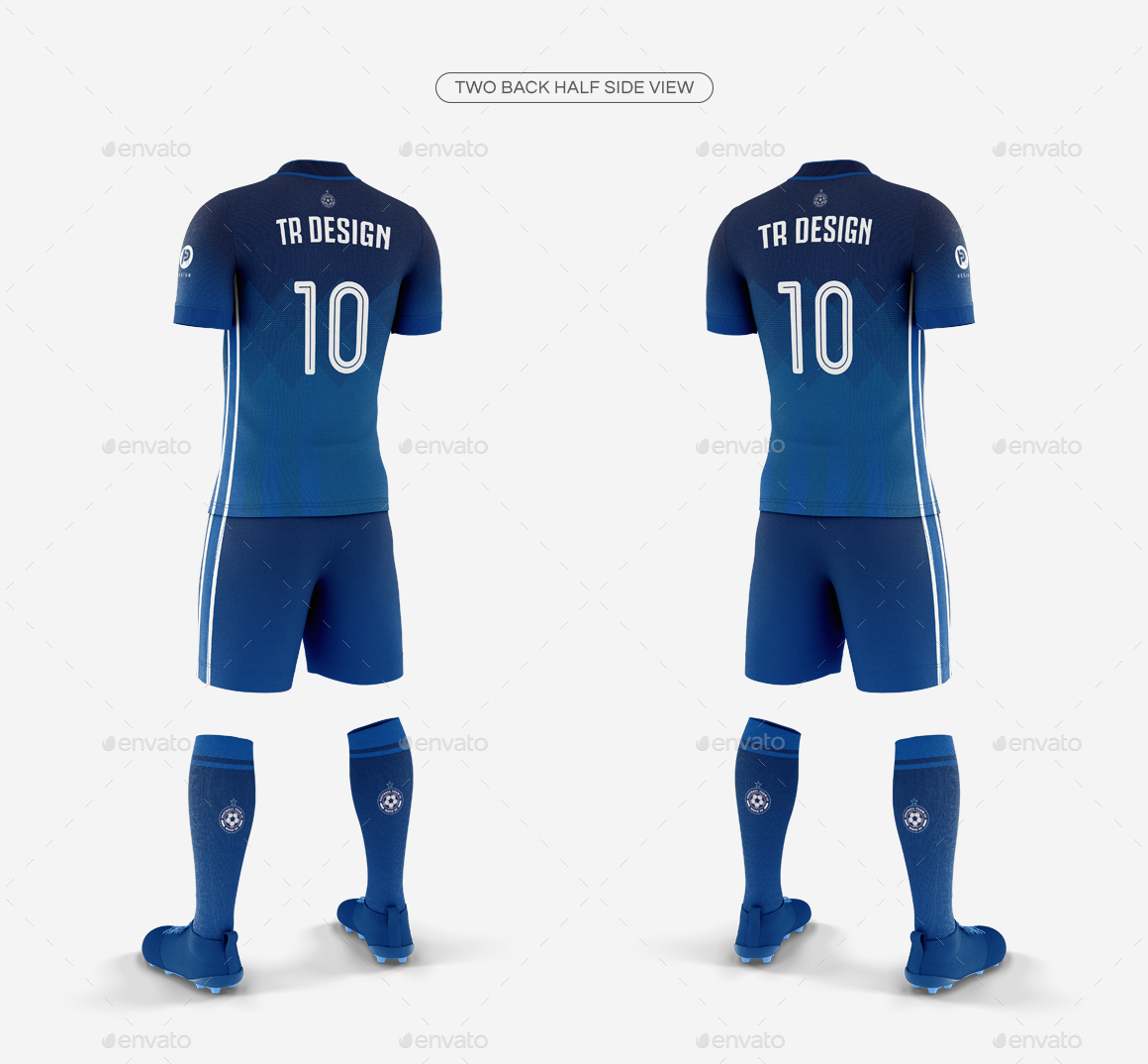 Men’s Full Soccer Team Kit Mockup V1 by TRDesignme