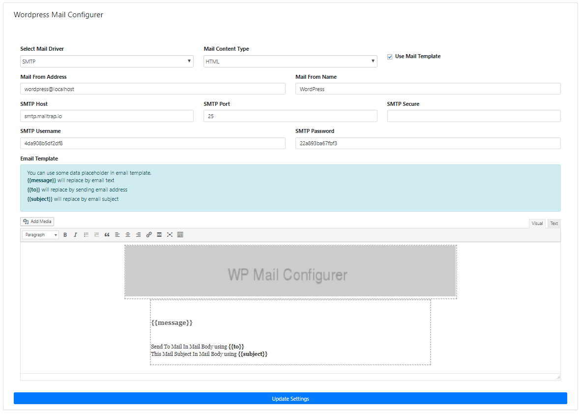 @ironsledge i have checked your site and you're still using enfold . WP Mail Settings - Missing WordPress Settings by wptriangle | CodeCanyon
