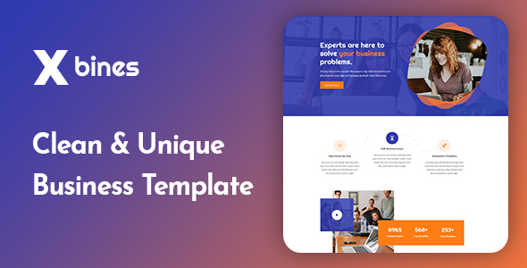 Xbines Corporate And Business Html5 Template By Themeaffair Themeforest